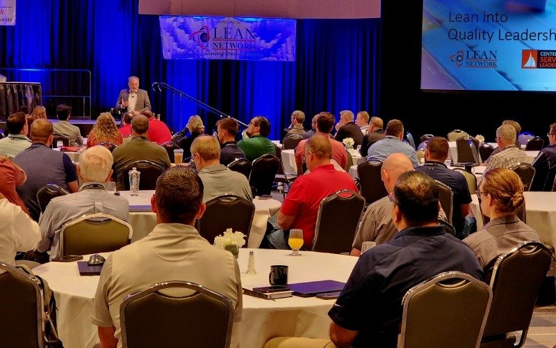 Dr. John Stahl-Wert speaking at LEAN Network convention